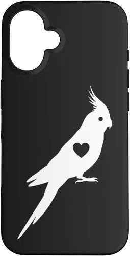 Miniatura 31 de Bird Cockatiel Heart Silhouette, Proud Bird Parent Case for iPhone XR