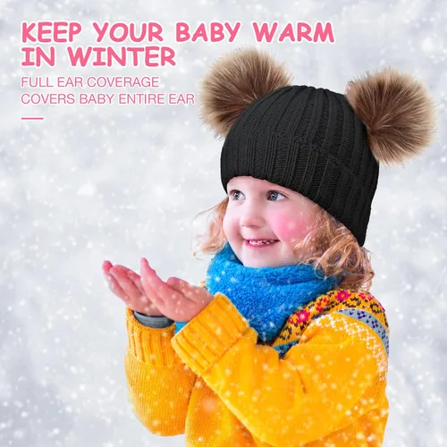 Miniatura 6 de Paquete de 4 gorros de invierno para niños de 1 a 6 años