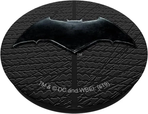 Miniatura 2 de Justice League Movie Batman Logo PopSockets - Agarre y soporte para teléfonos y tabletas, Negro