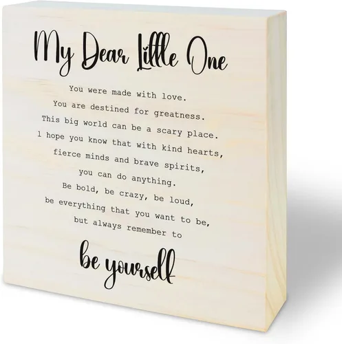 Miniatura 11 de Letrero motivacional de madera, con texto en inglés «A Beautiful Day Begin With A Beautiful Mindset», decoración de mesa de escritorio, regalos
