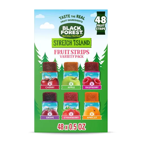 Miniatura 14 de Black Forest Stretch Island - Tiras de frutas, sabor a uva, tiras de 0.5 onzas (paquete de 30)