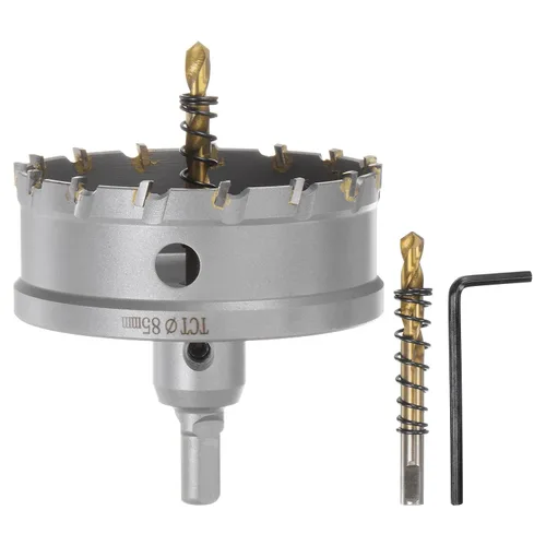 Miniatura 25 de HARFINGTON Cortador de carburo de sierra de agujero de metal de 0.472 in / 0.47 pulgadas de diámetro para acero inoxidable, metal, aleación