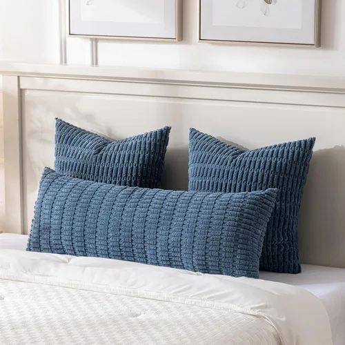 Miniatura 221 de Fancy Homi - Paquete de 2 fundas de almohada decorativas de color taupe de 22 x 22 pulgadas para sala de estar, sofá, cama, estilo rústico, bohemio