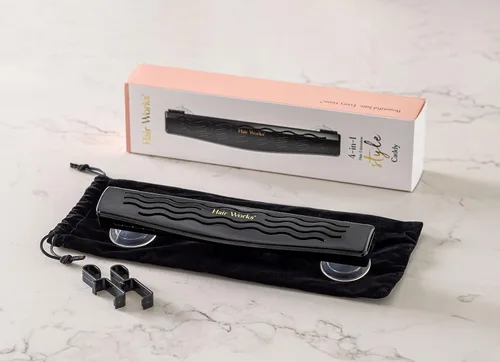 Miniatura 2 de Hair Works Organizador de extensiones de cabello 4 en 1: el soporte original para extensiones de cabello diseñado para sujetar de forma segura tus