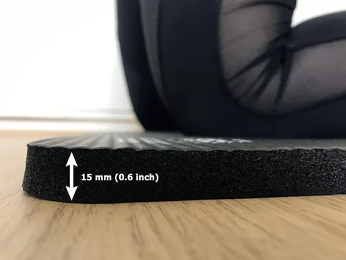 Miniatura 4 de Rodilleras de yoga de 0.6 pulgadas de grosor para Pilates Yoga Rodilleras Cojín para proporcionar apoyo a la rodillera, codos, antebrazos y muñecas