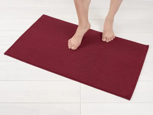 Miniatura 14 de American Soft Linen - Alfombra de baño antideslizante, 100% de algodón, 17 x 24 pulgadas, alfombras de baño lavables, tapetes peludos, color beige