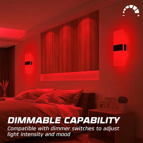 Miniatura 4 de OHLECTRIC Bombillas de luz nocturna, bombillas incandescentes rojas de cerámica (paquete de 10) – S11 bombilla regulable 7.5 W E26 base media 40