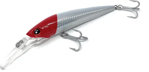Señuelos de pesca de buceo profundo Swimbait Sinking Minnow Señuelo de pesca de agua salada Señuelo de arrastre Verde (Green Mackerel)