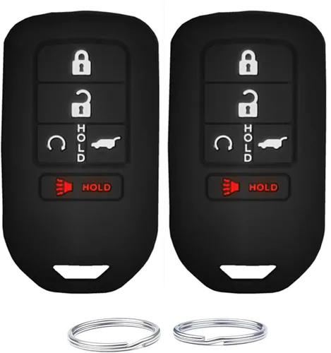 Funda de silicona para llavero inteligente compatible con Honda Accord Civic CR-V CRV Pilot Passport Insight EX EX-L Touring. Número de pieza: