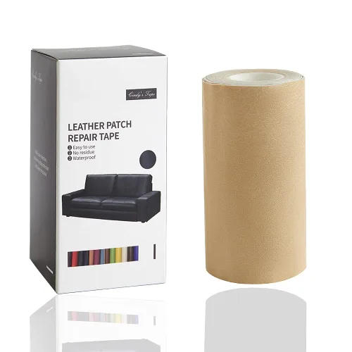 Miniatura 10 de Cindy's Tape Cinta de cuero adhesiva impermeable para reparaciones de 3 x 60 pulgadas para sofás, asientos de automóvil, bolsas, muebles, asiento
