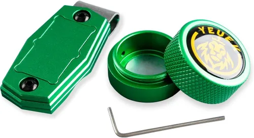 Miniatura 44 de TAOM - Soporte para tiza de billar, herramienta práctica redonda, accesorios de billar, mini estuche magnético para punta de tiza, contenedor