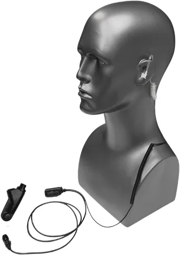 Miniatura 2 de Auricular de radio, compatible con Harris XG-100 XG-100P XL-185 XL-185P XL-185Pi XL-200 XL-200P y XL-200Pi, EP1348QR-PTT Micrófono de policía