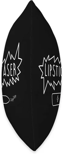Miniatura 2 de Lipstick Taser Zapp Zapp Barra de labios Taser Throw Pillow, 16x16, Multicolor