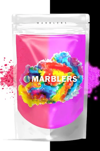 Miniatura 9 de MARBLERS - Polvo de mica que brilla en la oscuridad, pigmento brillante ultravioleta, no tóxico, libre de crueldad, tinte luminoso para luz negra