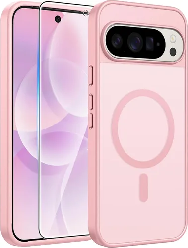 Miniatura 90 de FNTCASE - Funda para iPhone 16 Pro: magnética, mate, translúcida, de grado militar, protectora contra caídas, resistente, fina, duradera y a prueba