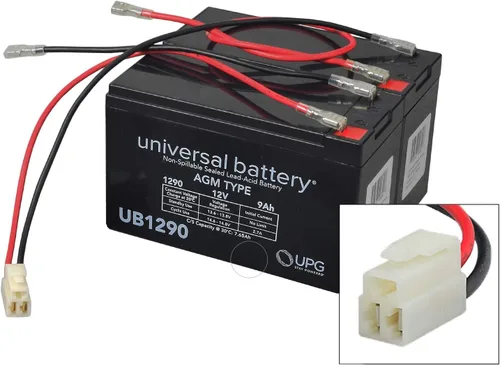 Miniatura 10 de AlveyTech Paquete de baterías prémium de 24 voltios para scooter eléctrico Razor E300 y E325 (rango estándar de 7 Ah, versiones 5-10, 12) – Juego