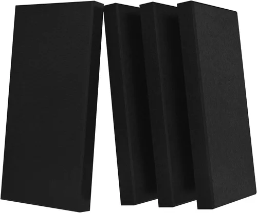 Miniatura 9 de UMIACOUSTICS 4 paneles acústicos con soportes para colgar, paneles de fibra de vidrio de 2 pulgadas de grosor, a prueba de sonido, extraíbles