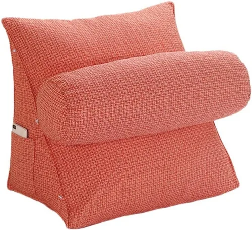 Miniatura 3 de Cojín triangular de cuña para cama, almohada de cuña para dormir, reflujo ácido, embarazo, respaldo ajustable para cama, almohadas de lectura