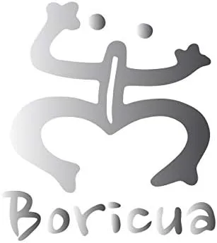 Miniatura 2 de Boricua Coqui Puerto Rico Taino - Calcomanía de vinilo de 5 pulgadas, diseño de rana para automóvil, SUV, camión, calcomanía para automóvil, Boriken