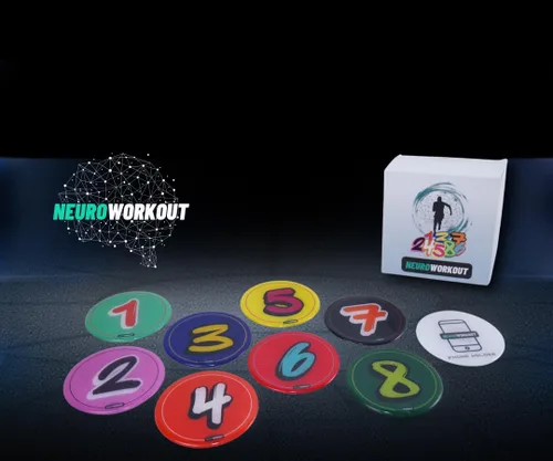 Miniatura 2 de Sistema de entrenamiento de reacción NeuroWorkout - Entrenador de reflejo y agilidad para atletas, niños y rehabilitación - Mejora el tiempo