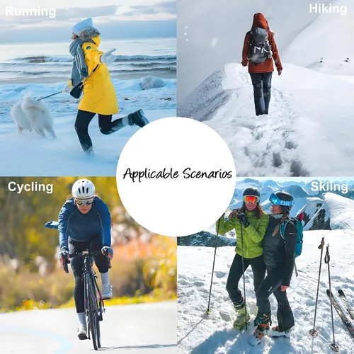 Miniatura 5 de Pétalos Amarillos - Guantes de invierno para correr para hombres y mujeres, compatibles con pantalla táctil para ciclismo, ciclismo, deportes