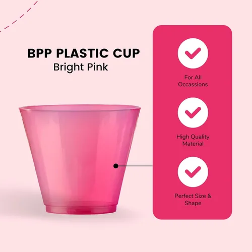 Miniatura 5 de amscan Vaso de plástico desechable BPP, talla única, azul
