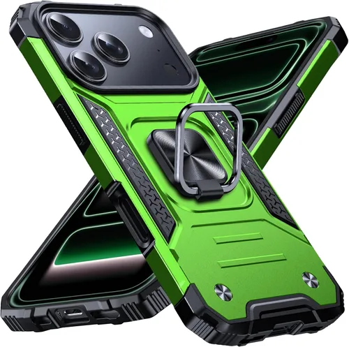 Miniatura 121 de Anqrp Funda resistente para iPhone 6/7/8/SE/SE2 con soporte de anillo mejorado y agarre, grado militar, a prueba de golpes, resistente y robusta