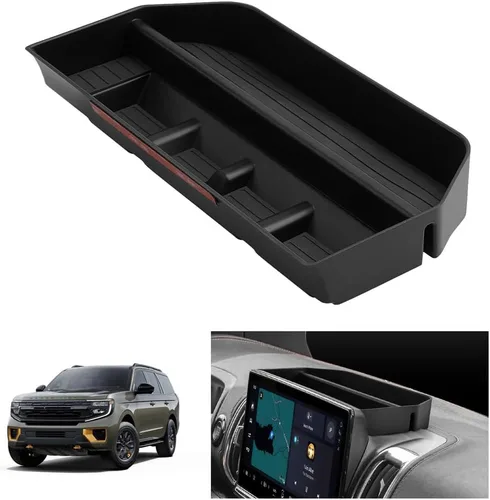 Miniatura 15 de LUWU Bandeja organizadora para consola central Ford Edge 2024 2020 2021 2022 2023 2024 Ford Edge SE/SEL/ST-Line/Titanio/ST, organizador de consola