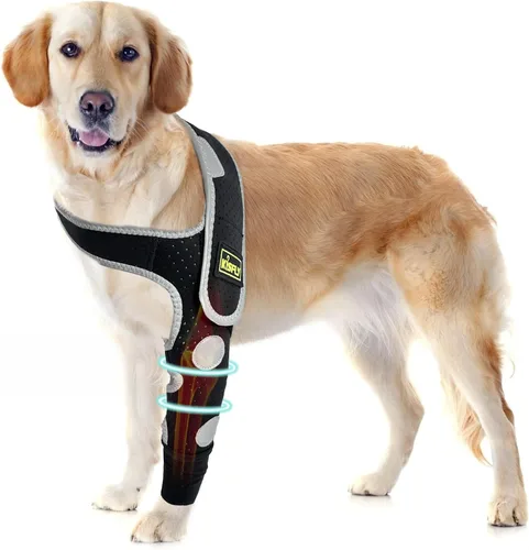 Miniatura 21 de Codera para perro y pierna delantera para perro para dejar de lamer, protector de codo de perro y coderas de higroma para perros, mangas