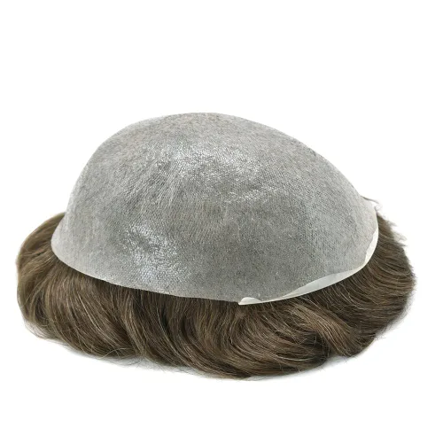 Miniatura 41 de Toupee for Men Human Hair Pieces Ultra Thin Skin Mens Toupee Hair Replacement System Mens Hair Units for Men