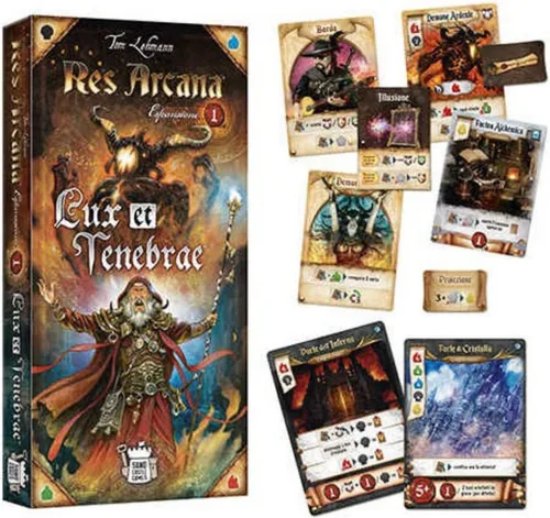 Miniatura 3 de Res Arcana Lux et Tenabrae Juego de mesa EXPANSIÓN – Juego de aventura de fantasía mágica, juego de estrategia para niños y adultos, a partir de 14