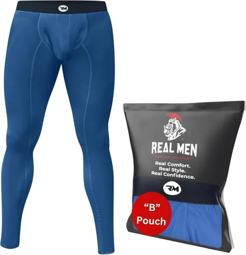 Miniatura 68 de Real Men ABCD Pouch - Pantalones de compresión para hombre, paquete de 1, 2 y 3, leggings para hombre, pantalones de yoga, medias, capa base