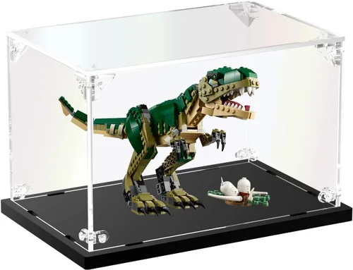 Miniatura 9 de Vitrina de acrílico transparente, vitrina autoensamblable para coleccionables, figuras de acción, muñecas, caja de vidrio alternativa para regalos