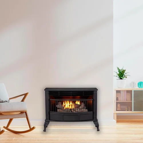 Miniatura 6 de ProCom QNSD250RT estufa de doble combustible sin ventilación, estufa independiente y calefactor de interior, uso con gas natural o propano líquido