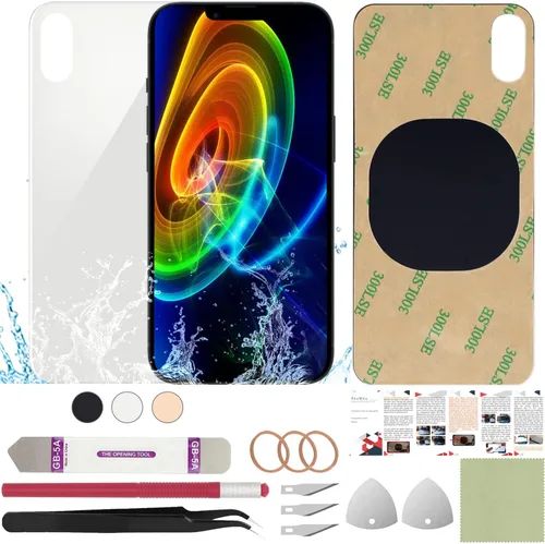 Miniatura 21 de Funda trasera de repuesto compatible con iPhone 8 de 4.7" + Herramientas profesionales (Gris espacial)