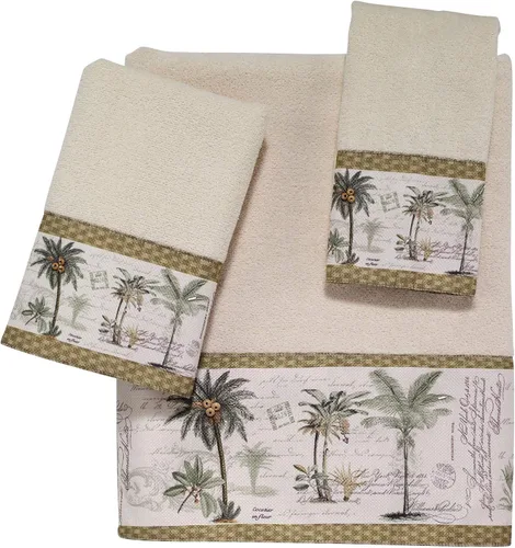 Miniatura 11 de Avanti Linens - Toalla de algodón suave y absorbente, palma de colonia Colonia Palm