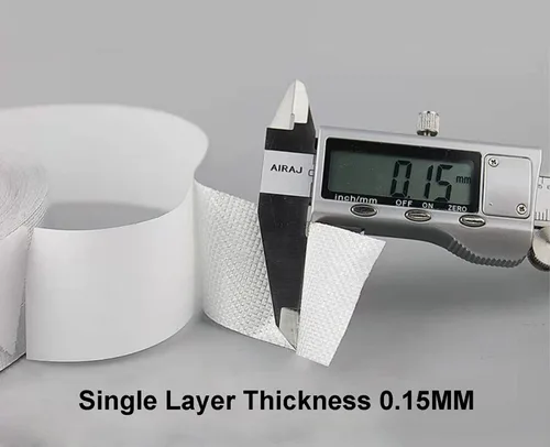 Miniatura 7 de Cinta de protección térmica de papel de aluminio de fibra de vidrio 1.97in x 82ft, material reflectante de aislamiento térmico de fibra de vidrio