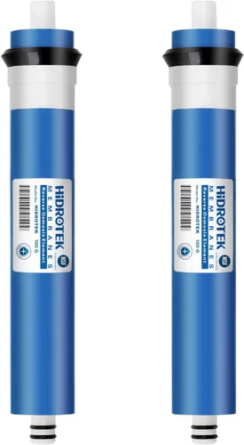 Geekpure Membrana RO de ósmosis inversa 100 GPD -Certificado NSF Cartucho de reemplazo de filtro de agua-Pack 2