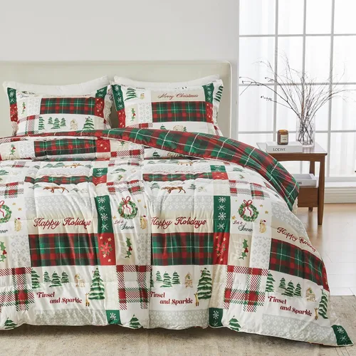 Miniatura 9 de Great Bay Home Juego de edredón reversible tamaño individual Juegos de edredón de 2 piezas alternativo al plumón salvia Ropa de cama para todas