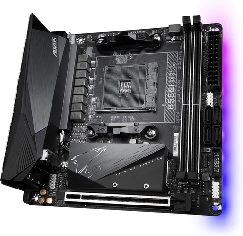Miniatura 7 de Cooler Master NR200P MAX SFF - Funda Mini-ITX de factor de forma pequeño y GIGABYTE B550I AORUS PRO AX, AM4 AMD/B550/Mini-Itx/Dual M.2/SATA