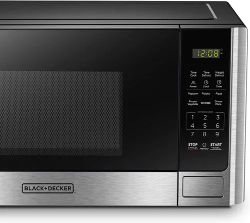 Miniatura 7 de BLACK+DECKER Microondas digital con puerta giratoria y botón de seguridad para niños