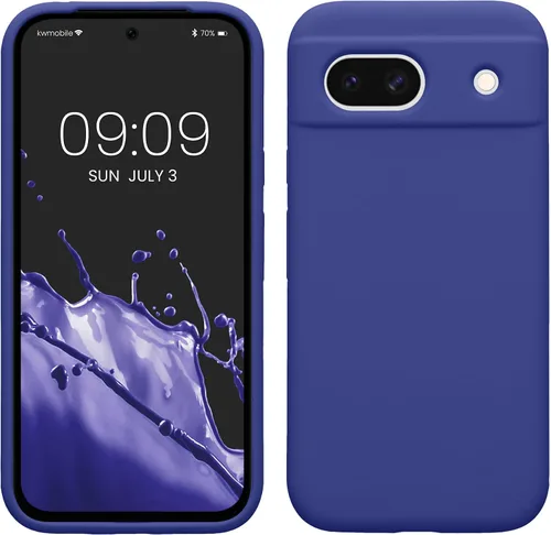 Miniatura 80 de kwmobile Funda Compatible con Google Pixel 6 Pro - Funda de Teléfono de Silicona TPU con Acabado Suave - Azul Caribe