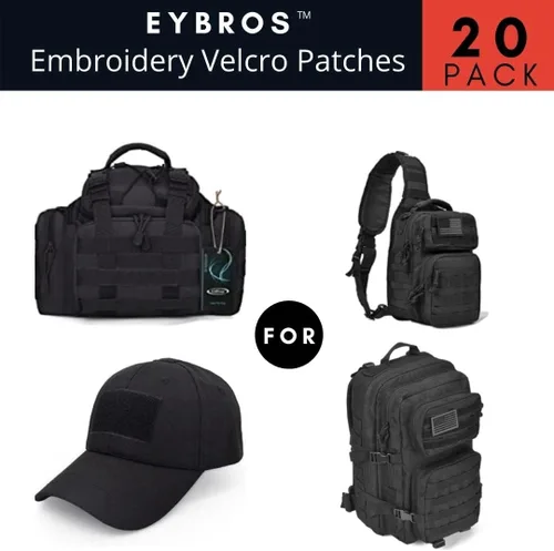 Miniatura 2 de Parche Moral Táctico, Conjunto de 20, Parches Militares Divertidos para Mochilas, Sombreros, Equipos del Ejército, etc.