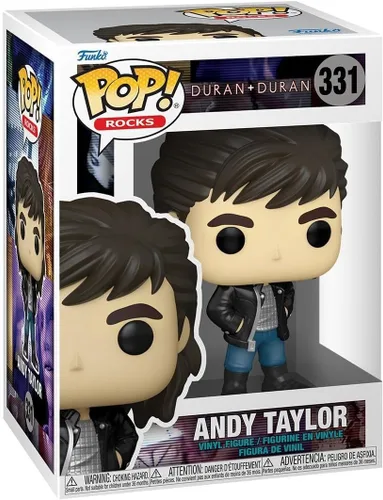 Funko Pop! Rocks: Duran Duran - Wild Boys Andy Taylor - Figura de vinilo coleccionable - Idea de regalo - Producto oficial - para niños y adultos -