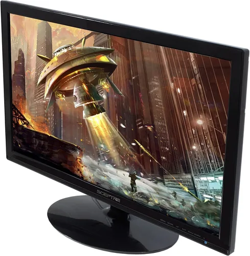 Miniatura 2 de Sceptre Monitor LED delgado de 24 pulgadas 75Hz con altavoces integrados HDMI VGA, nuevo negro (E248W-19208A)