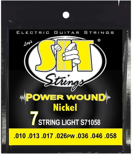 Miniatura 6 de SIT Strings - Cuerdas de guitarra eléctrica entorchadas de níquel Power Wound (S.I.T.), 7 cuerdas Extra Light 9-54, S7954