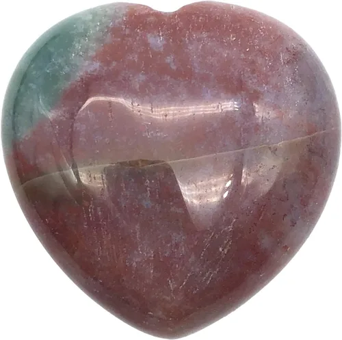 Miniatura 18 de Fekuar Piedra de palma de bolsillo de corazón de cuarzo rosa natural, cristal curativo, romántico amor, piedras de preocupación de energía, Cristal