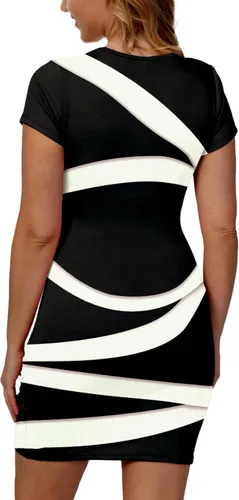 Miniatura 7 de Deerose Vestidos de embarazo para el día de Pascua para mujer, con estampado de conejito de huevo