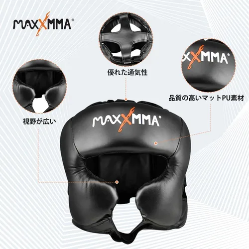 Miniatura 4 de MaxxMMA - Protector de cabeza L/XL para boxeo, entrenamiento MMA, kickboxing, sparring, karate, taekwondo