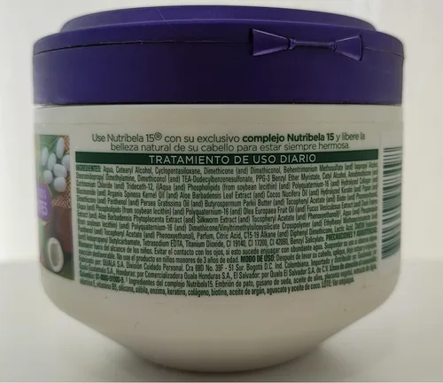 Miniatura 4 de Tratamiento Capilar Enzimoterapia Control Frizz Nutribela15 Reconocidos Ingredientes Enzimoterapia Control del Frizz Tratamiento Capilar 15
